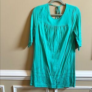 Crown & Ivy Turquoise Tunic Top
